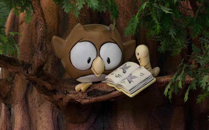 Owly | Even though owls and worms usually don't get along, Owly and Worm discover the meaning of true friendship. Based on the story and illustrations by Andy Runton. 