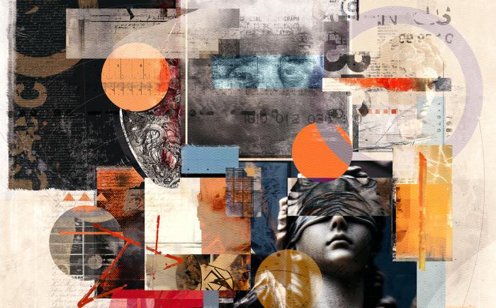 Collage of historical artifacts