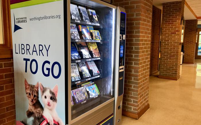 Library to Go Lending Machine at Worthington Community Center