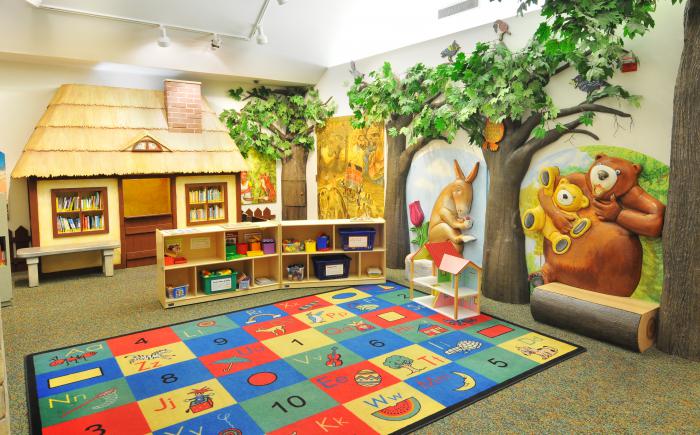 Inside Bookingham Forest story room