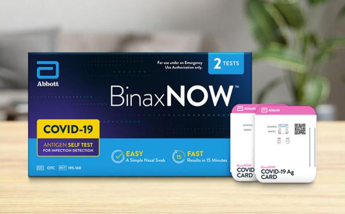 BinaxNOW COVID-19 Ag Card Home Test