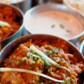 Dishes of ethnic foods