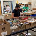 Book sale at Old Worthington Library
