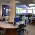 View of the technology area at Northwest Library