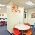 View into the Homework Help Center at Old Worthington Library
