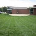 View of the backyard at Northwest Library