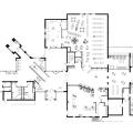 Floorplan of Old Worthington Library, upstairs, east