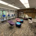 View into the Tween Room at Old Worthington Library