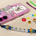 Smartphone and decorative beads