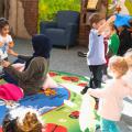 Children playing at Northwest Library