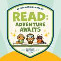 Read: Adventure Awaits logo for Summer Reading Club 2024