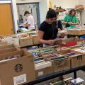 Book sale at Old Worthington Library