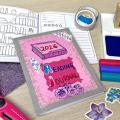Craft supplies - scissors, markers, stickers, stamps