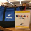 Discovery Kit bags on the shelf