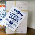 Three book bundles with Library Goods labels attached