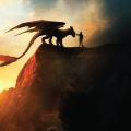 Movie cover of How to Train Your Dragon featuring the main characters.