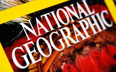 National Geographic magazine masthead