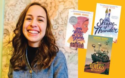 Jasmine Warga and her book covers