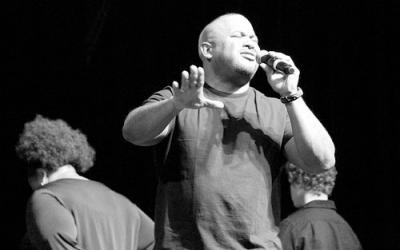 Members of the R Lawrence Project perform