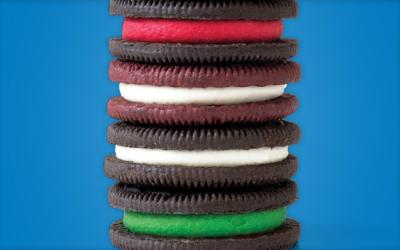 Stack of Oreo cookies