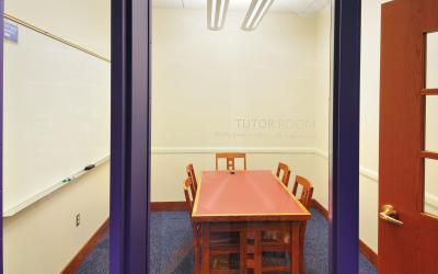 View inside the Goldenrod Study Room