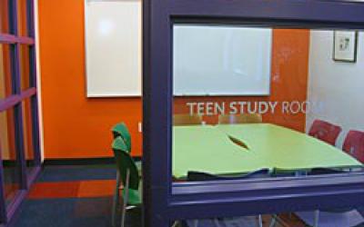 Looking inside the Cardinal Study Room