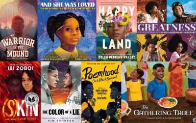 Collage of book covers featured on Black and African American heritage pics list