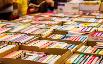 Boxes of books