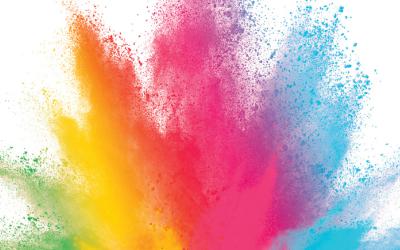 Colored powder