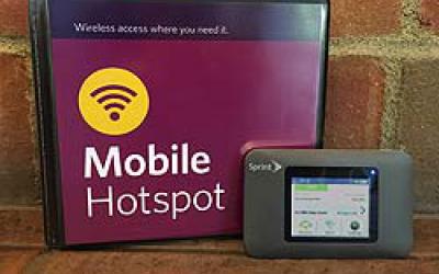 Mobile hotspot with packaging