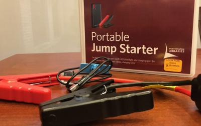 Portable jump starter kit