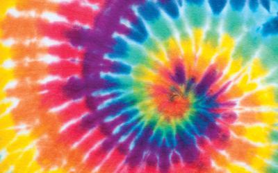Tie dye spiral